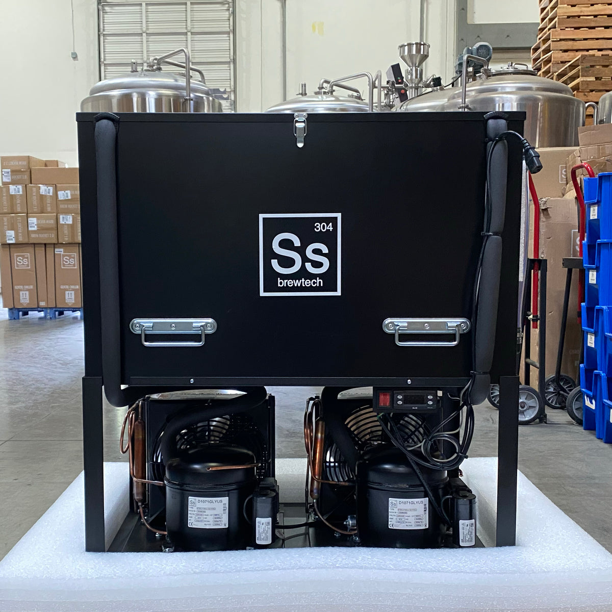 Dual 3/4hp Glycol Chiller