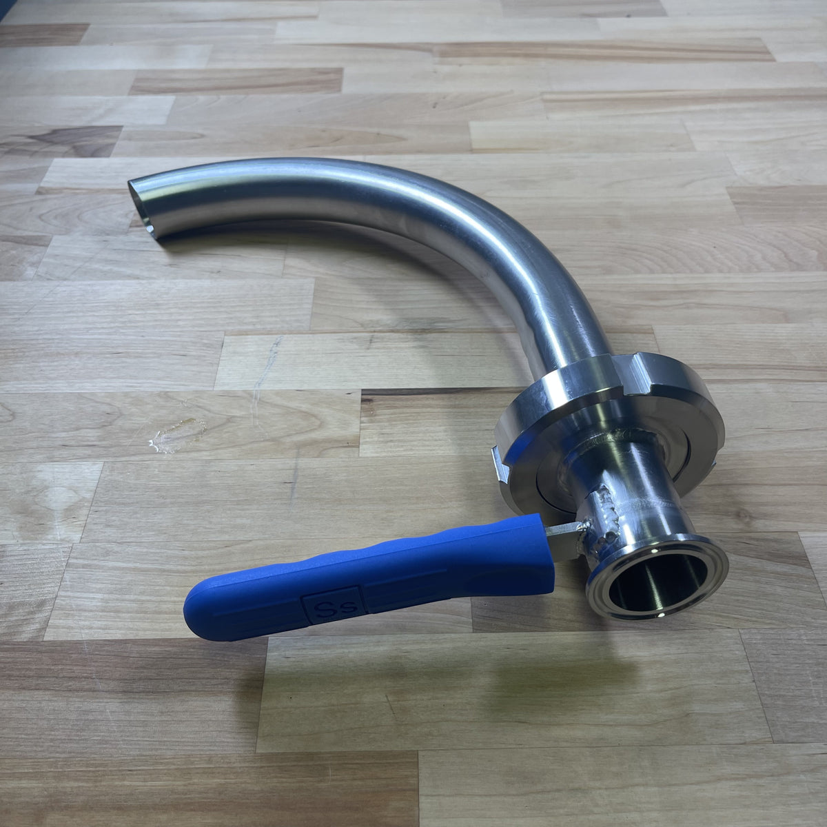 Replacement - Racking arms with DIN fittings for Jacketed Unitank