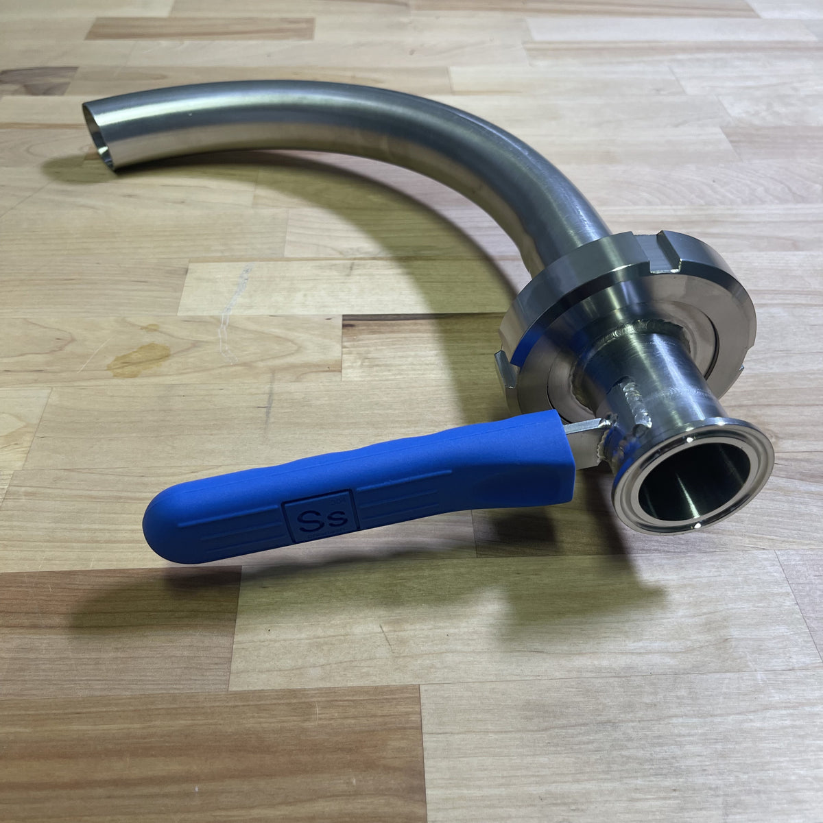 Replacement - Racking arms with DIN fittings for Jacketed Unitank