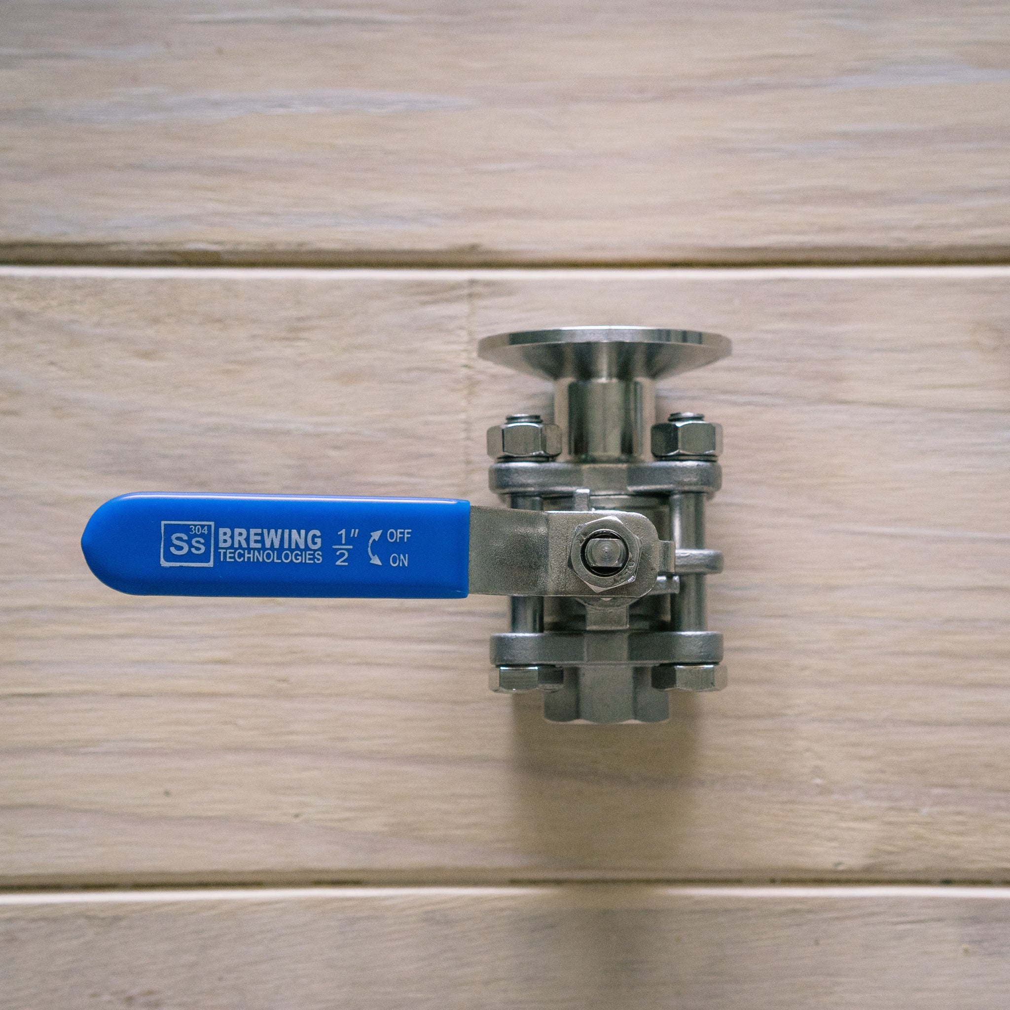 BrewBuilt™ Brewing Kettle - T.C. x T.C. Ball Valve