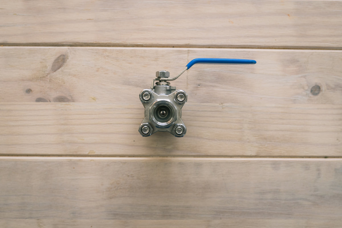 Ball Valve 1/2&quot; - 3 pc Stainless Steel