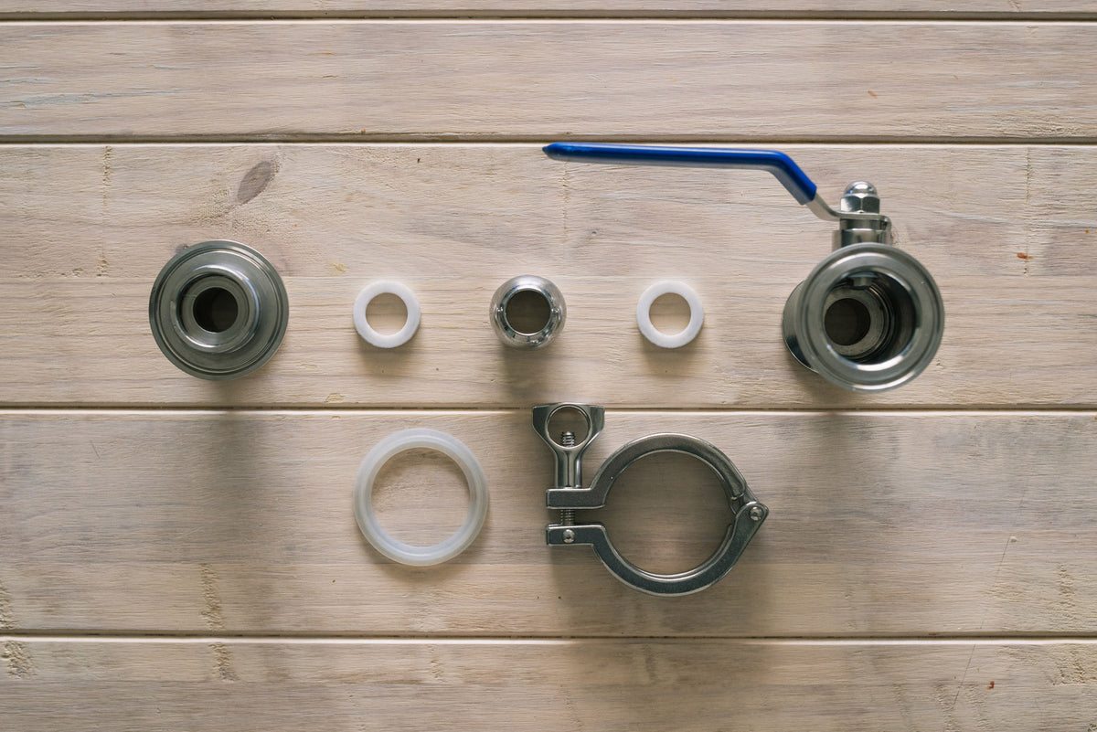 Valve 1.5&quot; TC Quick Clean 1&quot; Bore