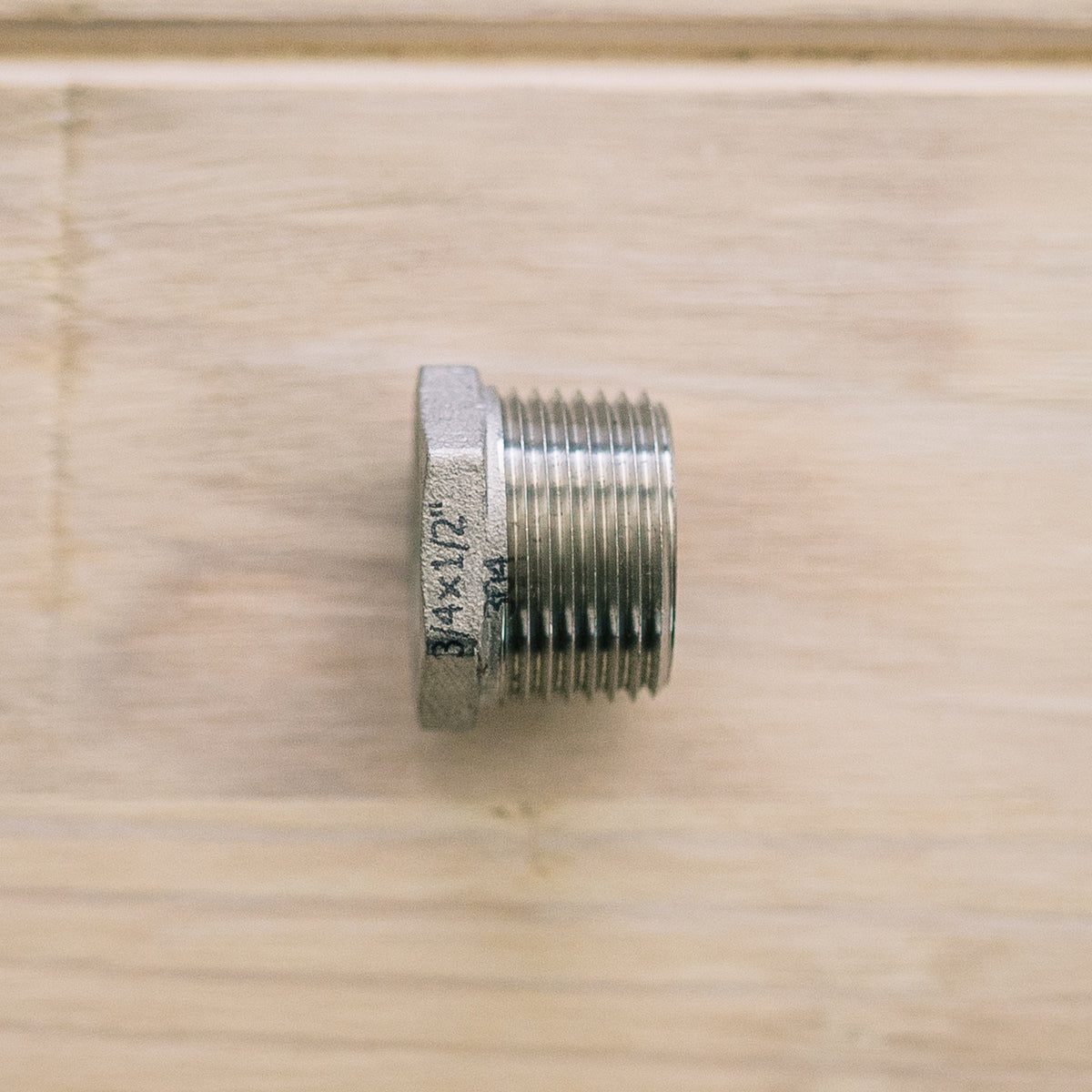 3/4&quot; NPT male to 1/2&quot; NPT female adapter for Ss Brewtech Chronical fermenters