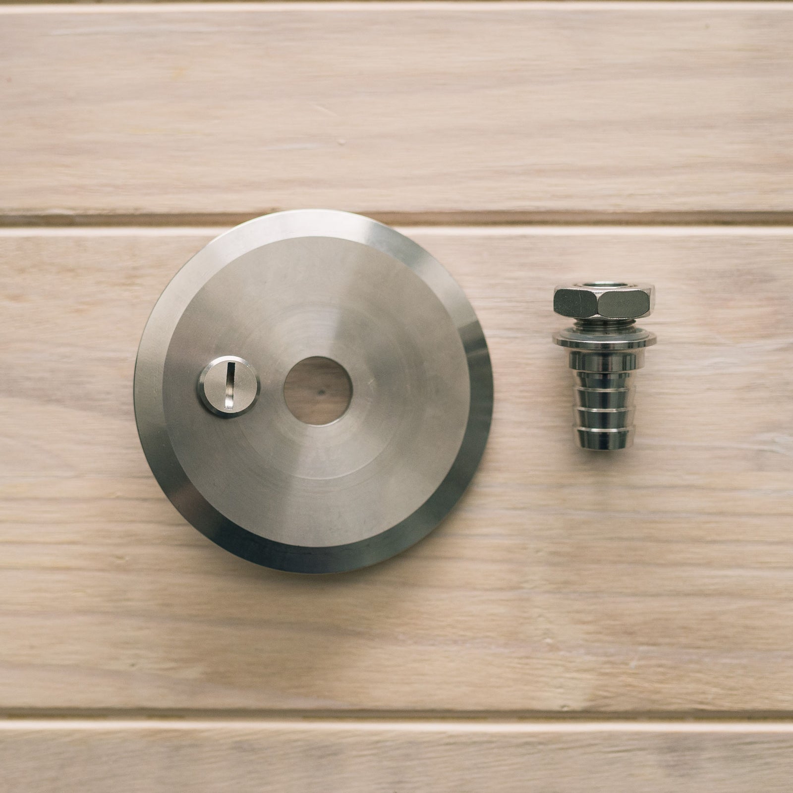 Cap 3" TC with 1/2" Blow-Off and PRV SS Brewing Technologies