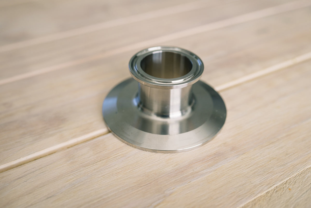 Cap 3&quot; TC to 1.5&quot; TC Reducer SS Brewing Technologies