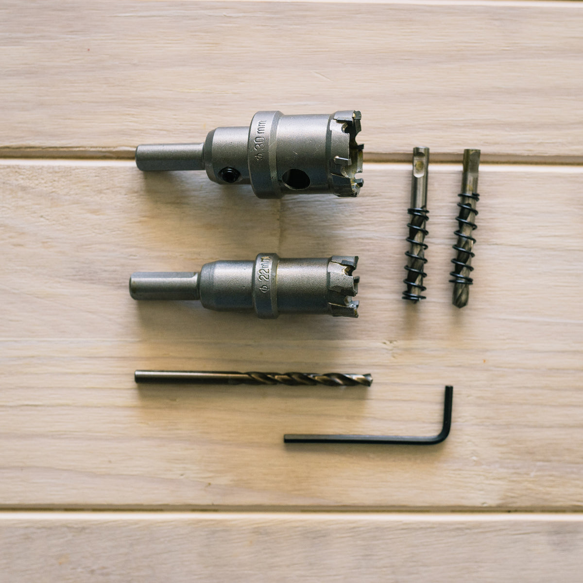 Drill Bit Kit for Re-Circ Bulkhead SS Brewing Technologies